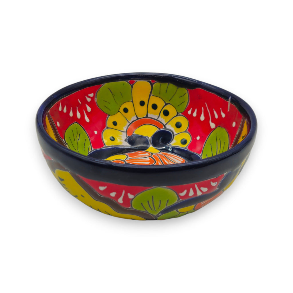 5" Colorful Talavera Bowl | Handmade Mexican Folk Dish