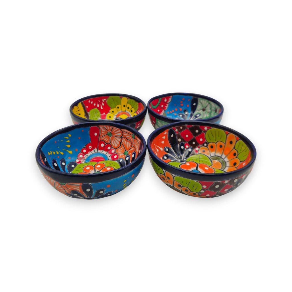 5" Colorful Talavera Bowl | Handmade Mexican Folk Dish